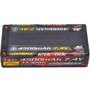 Lipo 4500mAh 2S Shorty LP-7.4V-60C