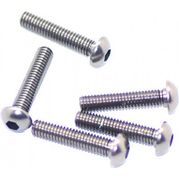 Alu Screw Allen Roundhead M3 x 14 Gray (5)