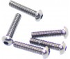 Alu Screw Allen Roundhead M3 x 14 Gray (5)