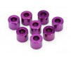 Spacer 4X8X6.5Mm(Purple/8Pcs)