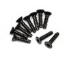 Tp. Flat Head Screw M3X12Mm (Hex Socket/10Pcs)