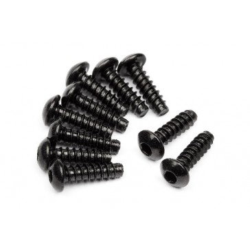 Tp. Button Head Screw M3X10Mm (Hex Socket/10Pcs)