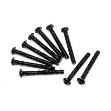 Button Head Screw M4X35Mm (Hex Socket/10Pcs)