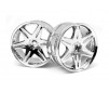 Lp29 Wheel Work Ls406 Chrome (2Pcs)