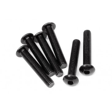 Button Head Screw M5X30Mm (Hex Socket/6Pcs)