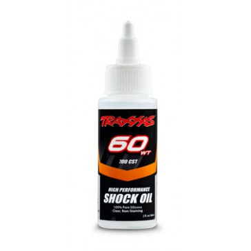 Oil, shock (60 wt, 700 cSt, 60cc) (silicone)