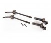 Driveshafts, front, steel-spline constant-velocity (complete assembly