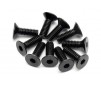 Flat Head Screw M4X12Mm (Hex Socket/10Pcs)