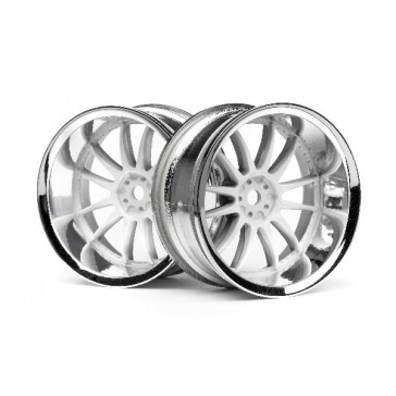 Work Xsa 02C Wheel 26Mm Chrome/White (9Mm Offset)