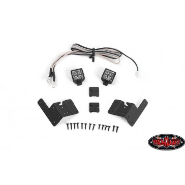 Pillar Lights w/ LED Light Kit for Axial 1/10 SCX10 III Jeep