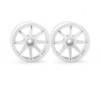 Work Emotion Xc8 Wheel 26Mm White (9Mm Offset)