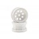 DISC.. ROCK 8 BEAD LOCK WHEEL WHITE (55x36mm/2pcs)