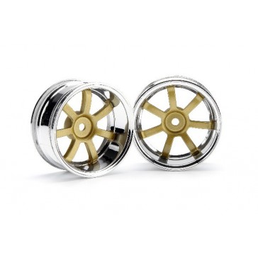 Rays Gram Lights 57S-Pro Chrome/Gold (9Mm Offset)