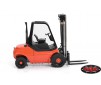 DISC.. 1/14 Norsu Hydraulic RC Forklift RTR (Red)