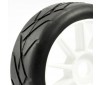 1/8TH PREMOUNTED SLICK TYRES 'GRID IRON/10 SPOKE'