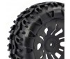 1/10 KLAXON TRUCK TYRE MOUNTED ON 12-SPOKE (12mm HEX)