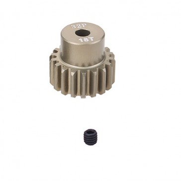 32DP 20T ALUMINIUM 7075 PINION GEAR(3.2mm SHAFT)