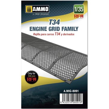 1/35 T34 ENGINE GRID FAMILY