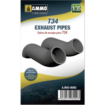 1/35 T34 EXHAUST PIPES