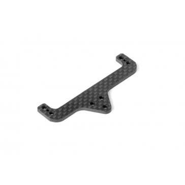 X12'21 REAR POD UPPER PLATE - GRAPHITE 2.5MM