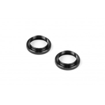 ALU SHOCK ADJUSTABLE NUT - BLACK (2)