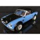 DISC.. FIAT 124 ABARTH Rally Light Blue-Black 1/10 RC car RTR Kit