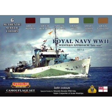 6 Acryl Colors Royal Navy Late  War