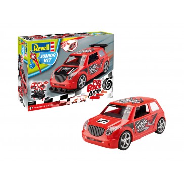 Pull Back Rallye Car, red 1:20