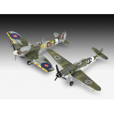 Model Set Combat Set Bf109G-10 & Spitfire Mk.V - 1:72