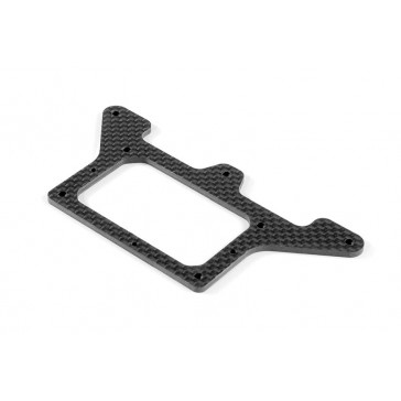 X12'17 GRAPHITE 2.5MM REAR POD LOWER PLATE