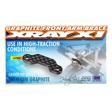 X1 GRAPHITE FRONT ARM BRACE - 2.5MM