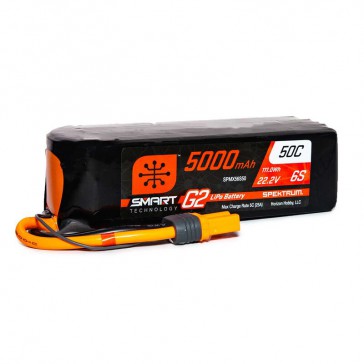 5000mAh 6S 22.2V Smart G2 LiPo 50C: IC5