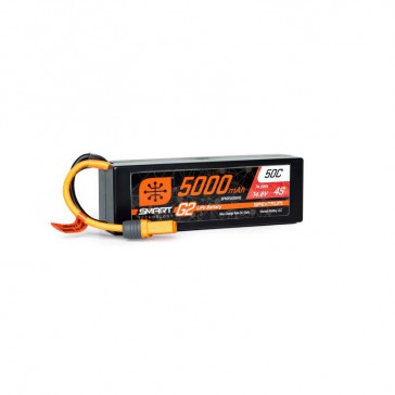 5000mAh 4S 14.8V Smart G2 LiPo 50C Hard Case: IC5