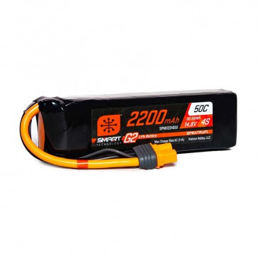 2200mAh 4S 14.8V Smart G2 LiPo 50C: IC3