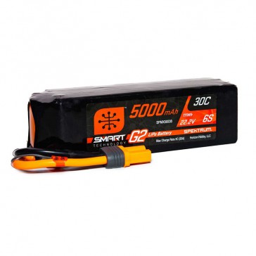 5000mAh 6S 22.2V Smart G2 LiPo 30C: IC5