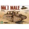 WWI Heavy Battle Tank MkI Male 1/35