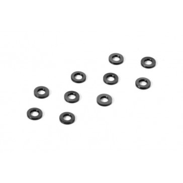 ALU SHIM 3x6x0.5MM - BLACK (10