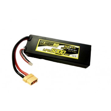 YellowRC LiPo 5000mAh 11,1V 3S 50C Hardcase XT90 plug