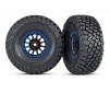 Tires and wheels, assembled, glued (Method Racing wheels, black with