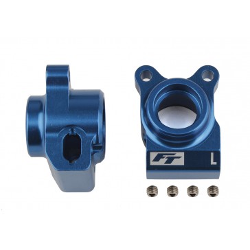 FT B6.2/B6.3 REAR HUBS BLUE ALUMINIUM