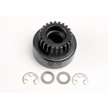 Clutch bell, (22-tooth)/ 5x8x0.5mm fiber washer (2)/ 5mm E-c