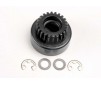 Clutch bell, (22-tooth)/ 5x8x0.5mm fiber washer (2)/ 5mm E-c