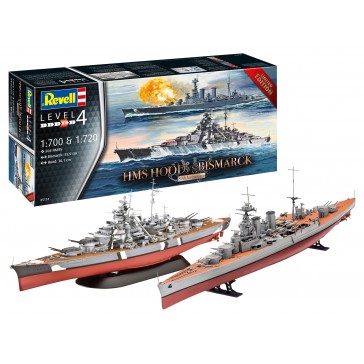 HMS HOOD vs. BISMARCK - 80th Anniversar 1:700 & 1:720