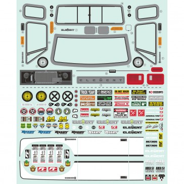 SENDERO HD DECAL SHEET