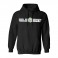 LOGO HOOD PULLOVER BLACK - X-LARGE