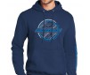 SPHERE NAVY HOODIE SWEATSHIRT - X LARGE