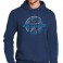 DISC.. SPHERE NAVY HOODIE SWEATSHIRT - SMALL