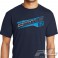 DISC.. STREAK DEEP NAVY T-SHIRT - LARGE