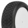 DISC.. ELECTRON 2.2" 2WD MC FRONT TYRE/WHITE WHEEL TLR 5.0