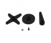 PLASTIC 1/5TH SERVO HORN SET 15T (3pcs)